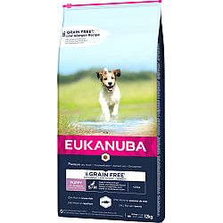 Eukanuba granuly pre štenatá Puppy & Junior Small & Medium Grain Free Ocean Fish 12kg