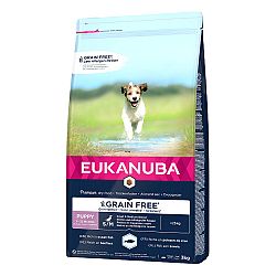 Eukanuba granuly Puppy & Junior Small & Medium Grain Free Ocean Fish 3kg