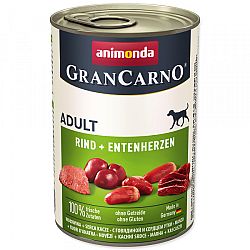 Gran Carno Adult - hovadzie a kacacie srdcia 400 g