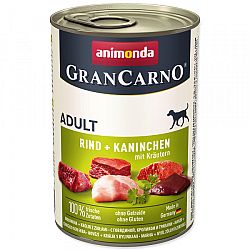 Gran Carno Adult - hovadzie, kralik a bylinky 400g