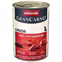 Gran Carno Junior - hovazie a srdcia 400g