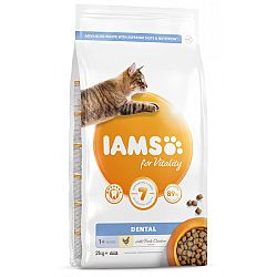 IAMS granuly pre dospelé mačky Dental kuracie 2kg