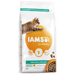 IAMS granuly pre mačky Adult Weight Control kura 2kg