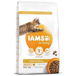 IAMS granuly pre mačky Hairball Reduction kuracie 10kg