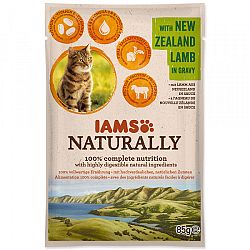 IAMS Naturally Adult Cat with New Zealand Lamb in Gravy 85g