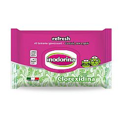 Inodorina obrúsky antibakterialne Baby Powder 40 ks