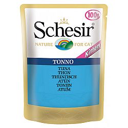 Kapsicka SCHESIR Cat Kitten tuniak 100g