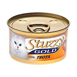 Konzerva STUZZY Cat Gold pstruh 85g