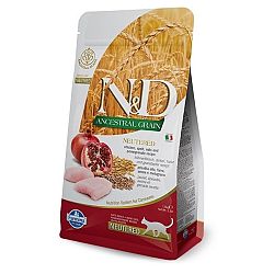 N&D Low Grain Cat Neutered Chicken & Pomegranate 1,5 kg