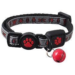 Obojok Active Cat Reflective XS červený 1x19-31 cm