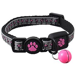 Obojok Active Cat Reflective XXS ružový 1x16-22 cm