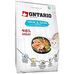 Ontario Cat Hair & Skin losos 2 kg