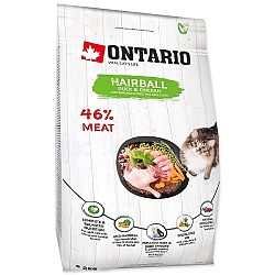 Ontario Cat Hairball kačka a kura 2 kg