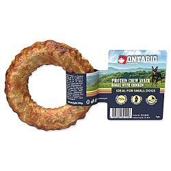 Ontario dog protein snack bagel s kuracinou 8,9 cm