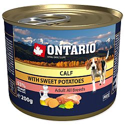 ONTARIO konz.Mini Calf, Sweetpotato, Dandelion and linseed oil 200g