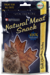 ONTARIO Natural Meat Cat Snack Soft Chicken Jerky 70g