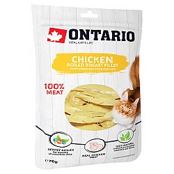 Ontario pochúťka pre mačky varené kuracie prsia filety 70 g