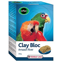 Orlux Clay Bloc Amazon River blok ílový pre väčších papagájov 550 g