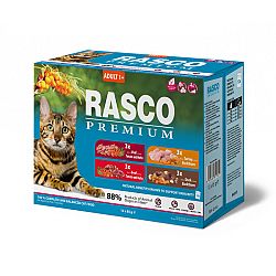 Rasco Premium Cat Adult kapsičky multipack 12 x 85 g