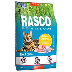 Rasco Premium Cat Adult kura a čakanka 2 kg