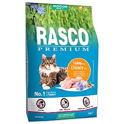 Rasco Premium Cat Indoor morka a čakanka 2 kg