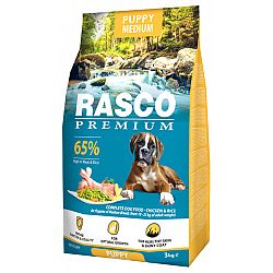 Rasco Premium dog granuly Puppy Junior Medium 3 kg