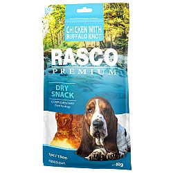 Rasco Premium pochúťka 15 cm byvolí uzol obalený kuracím mäsom 80 g