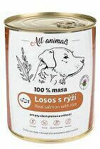 All Animals DOG losos mletý s ryžou 800g + Množstevná zľava zľava 15%