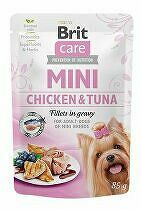 Brit Care Dog Mini Chicken&Tuna fillets in gravy 85g + Množstevná zľava