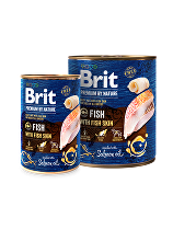 Brit Premium Dog by Nature  konz Fish & Fish Skin 800g + Množstevná zľava zľava 15%