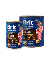 Brit Premium Dog by Nature  konz Lamb & Buckwheat 800g + Množstevná zľava zľava 15%