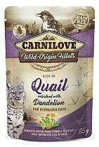 Carnilove Cat Pouch Quail & Dandelion sterilized 85g + Množstevná zľava