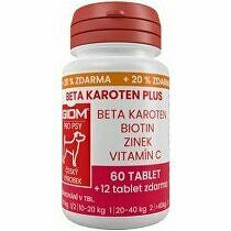 Giom pes Beta-karotén plus 60 tbl+20% zadarmo