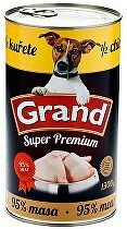 GRAND konz. pes Extra s 1/2 kurčaťa 1300g + Množstevná zľava zľava 15%