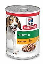 Hill's Can. konz. SP Puppy Chicken 370g + Množstevná zľava zľava 15%