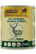 IRONpet Gold Dog Zverina rezaná svalovina v konzerve 800g + Množstevná zľava zľava 15%