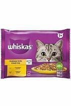 Kapsuly Whiskas. Hydinové jadrá v želé 4x85g + Množstevná zľava