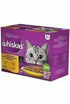 Kapsuly Whiskas. Hydinové jadrá. výber c. 12x85g + Množstevná zľava