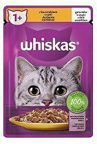 Kapsuly Whiskas. Kuracie jadierka v želé 85g + Množstevná zľava