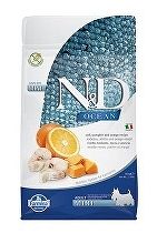 N&D OCEAN DOG LG Adult Mini Codfish & Orange 800g zľava