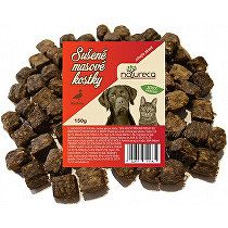 NATURECA pochúťka Mäsové kocky - kačica, 100%mäso 100g + Množstevná zľava