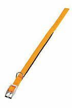 Obojok pre psov SOFT NYLON oranžový 20mm/40cm Zolux