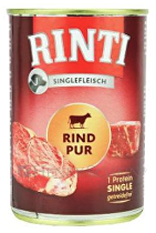 Rinti Dog konzerva Sensible PUR hovädzie 400g + Množstevná zľava zľava 15%