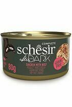 Schesir Cat Cons. After Dark Wholefood chicken/beef 80g + Množstevná zľava zľava 15% 5 + 1 zadarmo