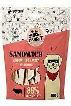 VetExpert Mr.Bandit poch.SANDWICH hovädzie a kačacie mäso 500g + Množstevná zľava