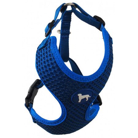 Active dog mellow postroj S 1,5x35-47 cm tmavomodrý