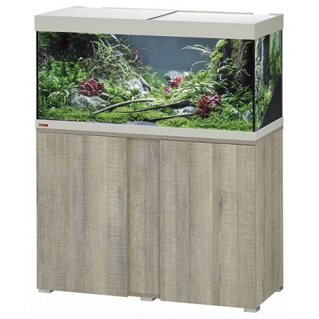 Akvárium set so stolíkom EHEIM Vivaline LED dub šedý 180l, 101x41x119