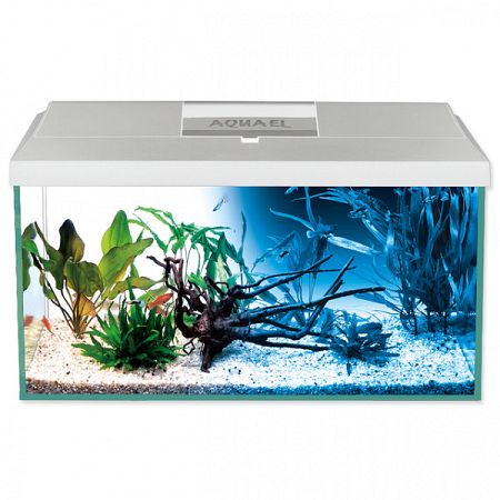 AQUAEL Akvarium set LEDDY LED DN 41x25x25cm, 25l biele