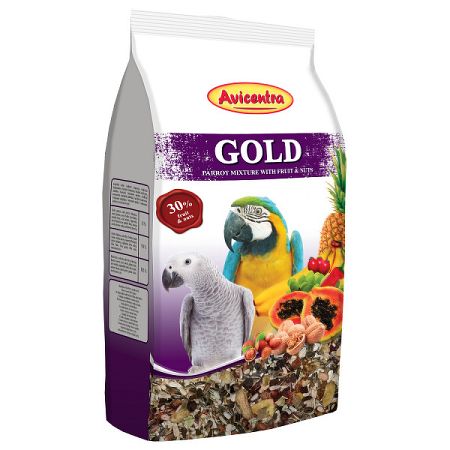 Avicentra Gold veľký papagáj 850 g