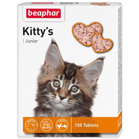 Beaphar pochúťka pre mačiatka Kitty´s Junior 150 tabliet